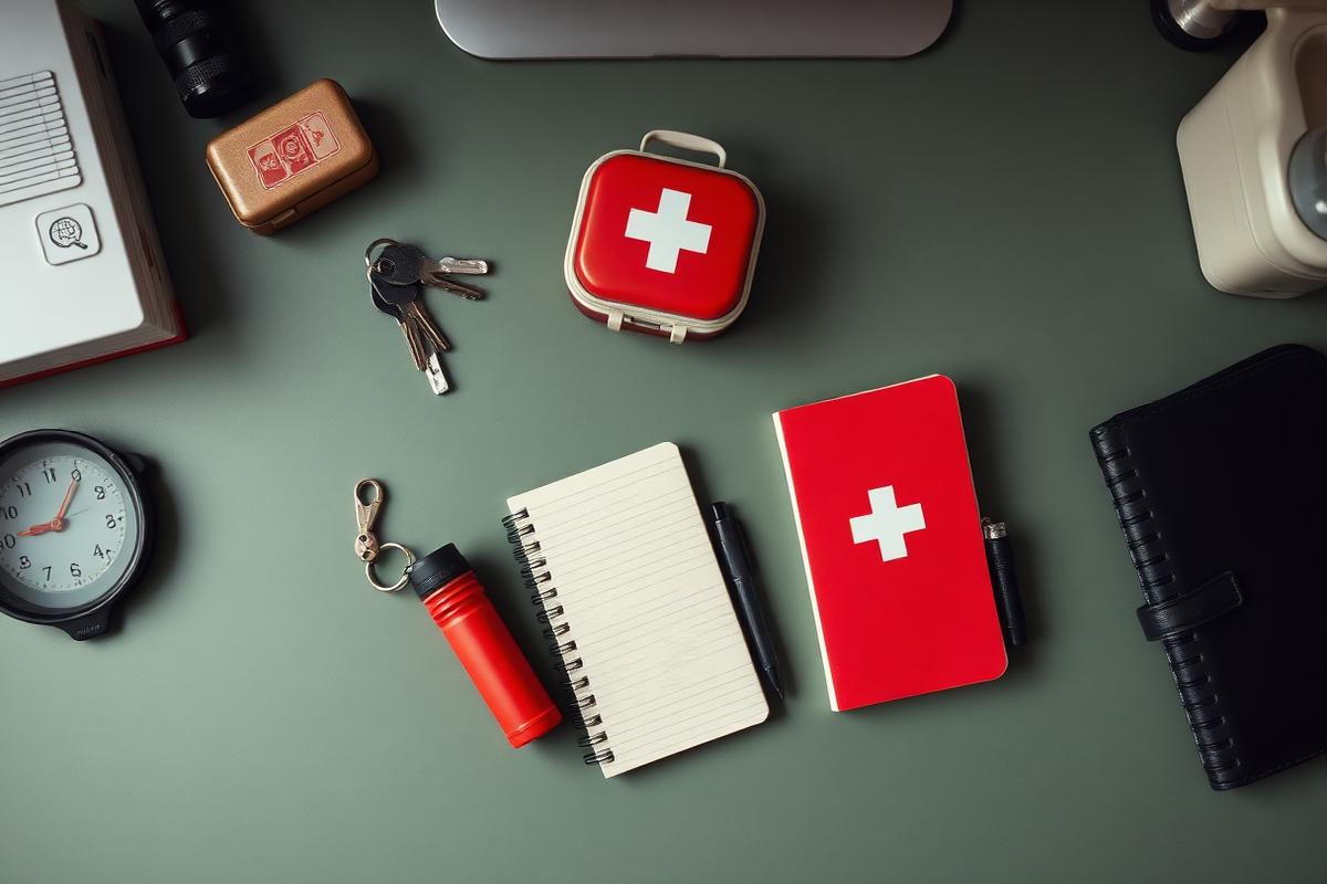 Übersicht über Dokumente, Ausrüstung und Notizen